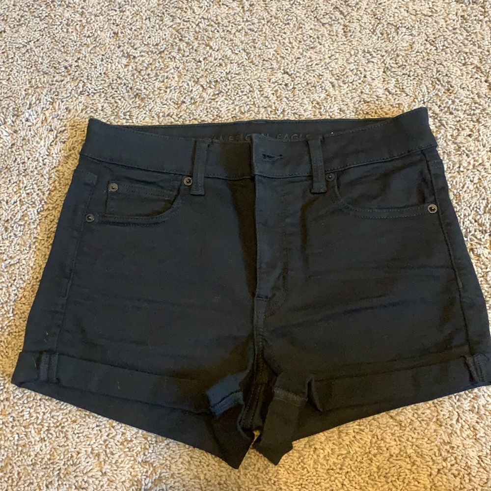 American eagle size 8 black shorts next level stretch perfect condition